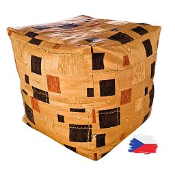 Kostka zlatá s kostičkami 50X50X50 cm Obrázek pro produkt Kostka zlatá s kostičkami 50X50X50 cm