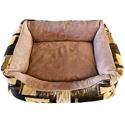 Pelech zelený se žlutým vzorem 40X60 cm Obrázek pro produkt Pelech zelený se žlutým vzorem 40X60 cm