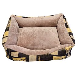 Pelech zelený se žlutým vzorkem 50X70 cm Obrázek pro produkt Pelech zelený se žlutým vzorkem 50X70 cm