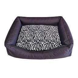 Pelech černý se zebrou 60X80 cm Obrázek pro produkt Pelech černý se zebrou 60X80 cm