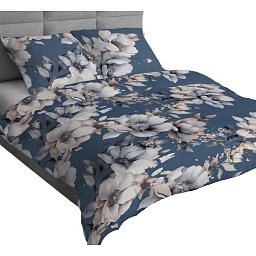 Bavlněné povlečení Magnolie růžová 140X200 70X90 Obrázek pro produkt Bavlněné povlečení Magnolie růžová 140X200 70X90