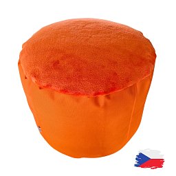 Válec kortexin oranžový s fleecem⌀40X30 cm Obrázek pro produkt Válec kortexin oranžový s fleecem⌀40X30 cm