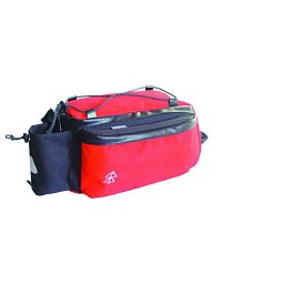 Vrchní brašna na nosič černo/tmavě modrá Obrázek pro produkt Vrchní brašna na nosič černo/tmavě modrá